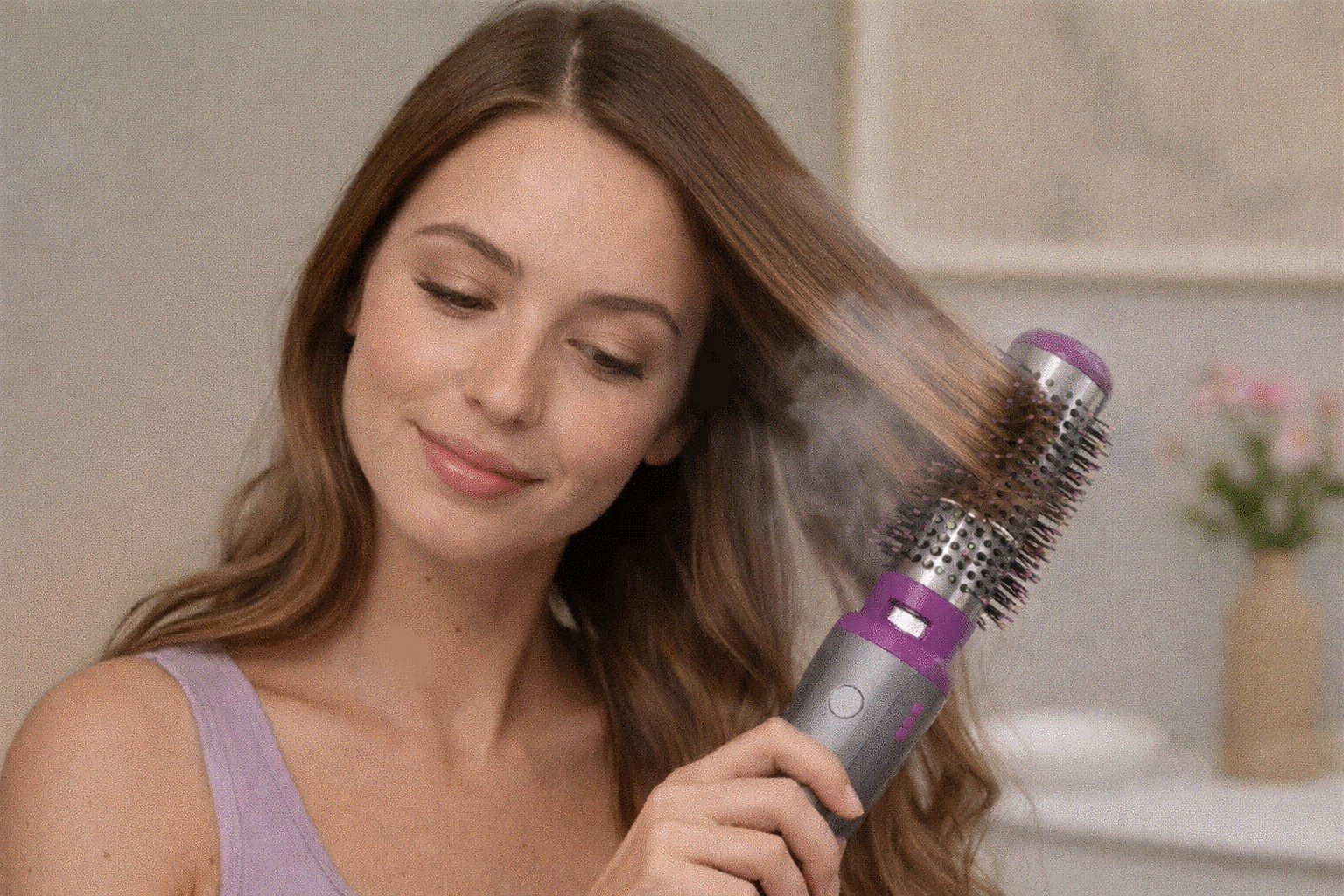 ✨ Cepillo 5 en 1 – Cabello perfecto en minutos sin salir de casa